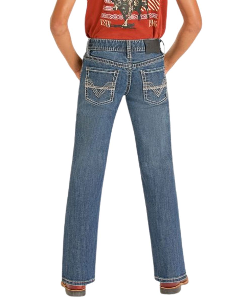 Rock & Roll Denim Boys' ReFlex Boot Cut Jean