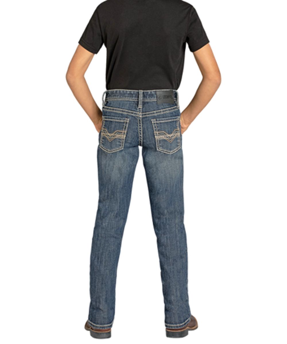 Rock & Roll Denim Boys' ReFlex Revolver Straight Jean