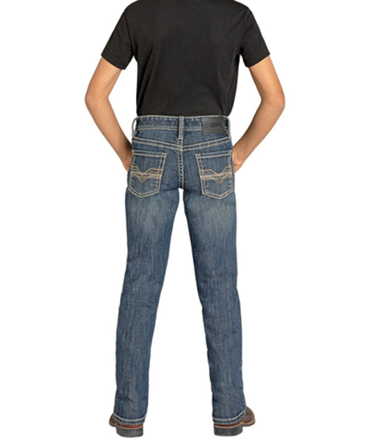 Rock & Roll Denim Boys' ReFlex Revolver Straight Jean