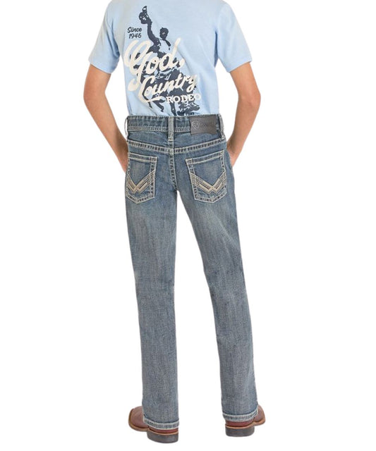 Rock & Roll Denim Boys' ReFlex Revolver Straight Jean