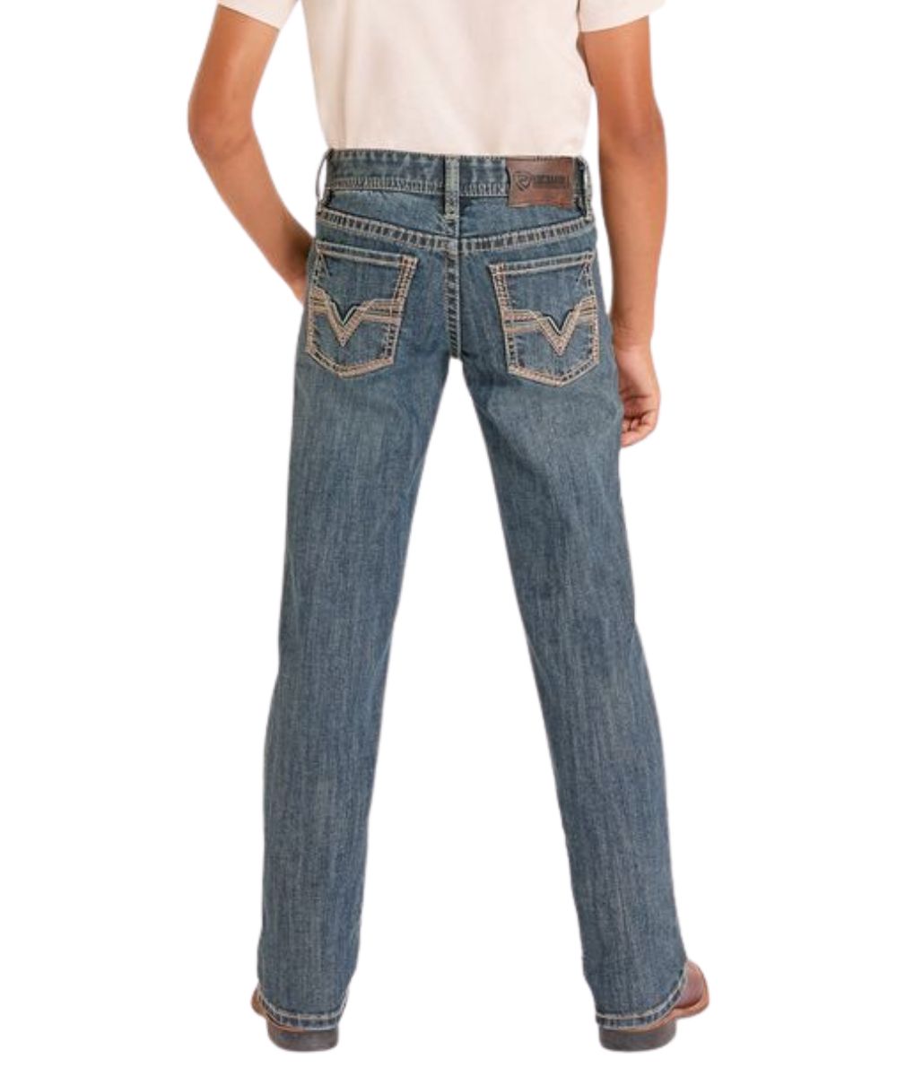 Boy's Mid Rise ReFlex Straight Leg Jean