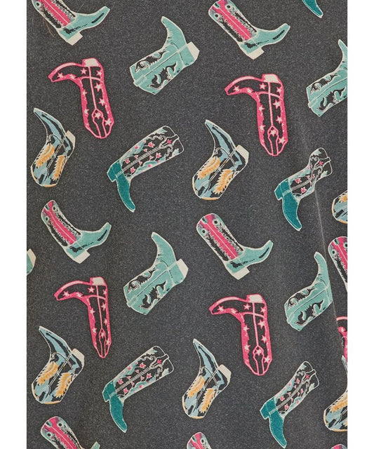 Rock & Roll Cowgirl Girls' Conversational Tee
