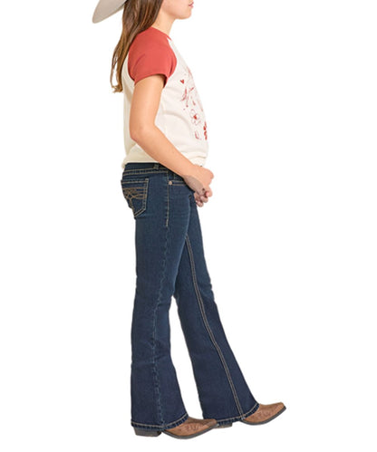 Regular Fit Mid Rise Boot Cut Jean