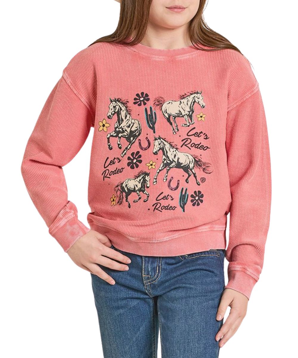 Rock & Roll Cowgirl Girls' Rodeo Sweatshirt