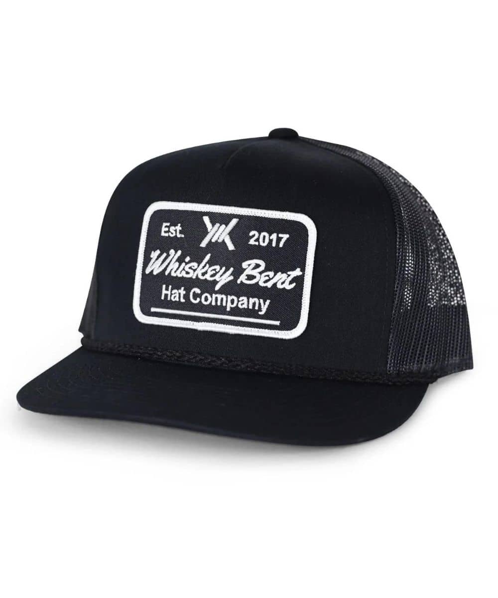 Whiskey Bent Black Top Cap