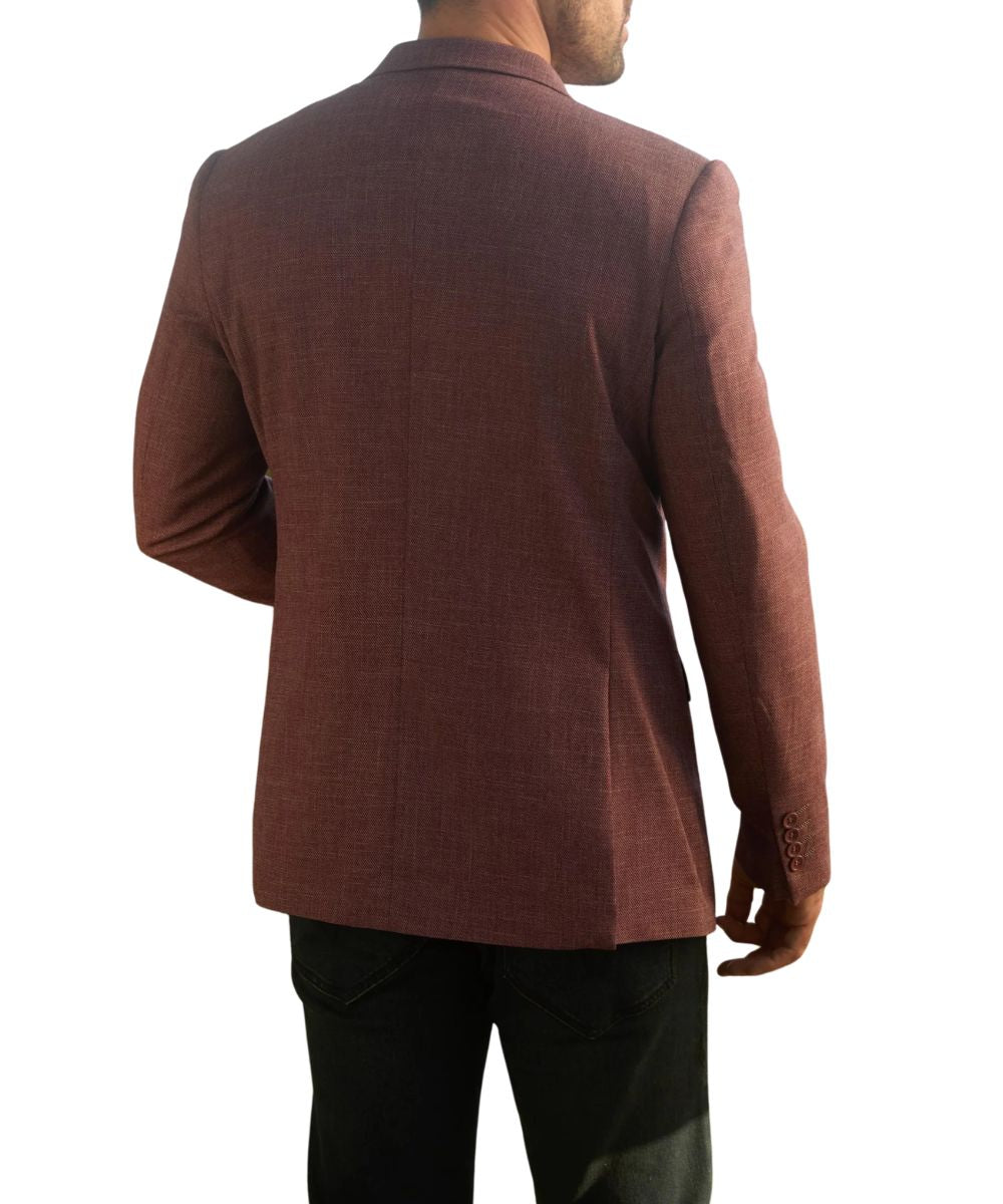 Platini Men's Red Date Night Blazer