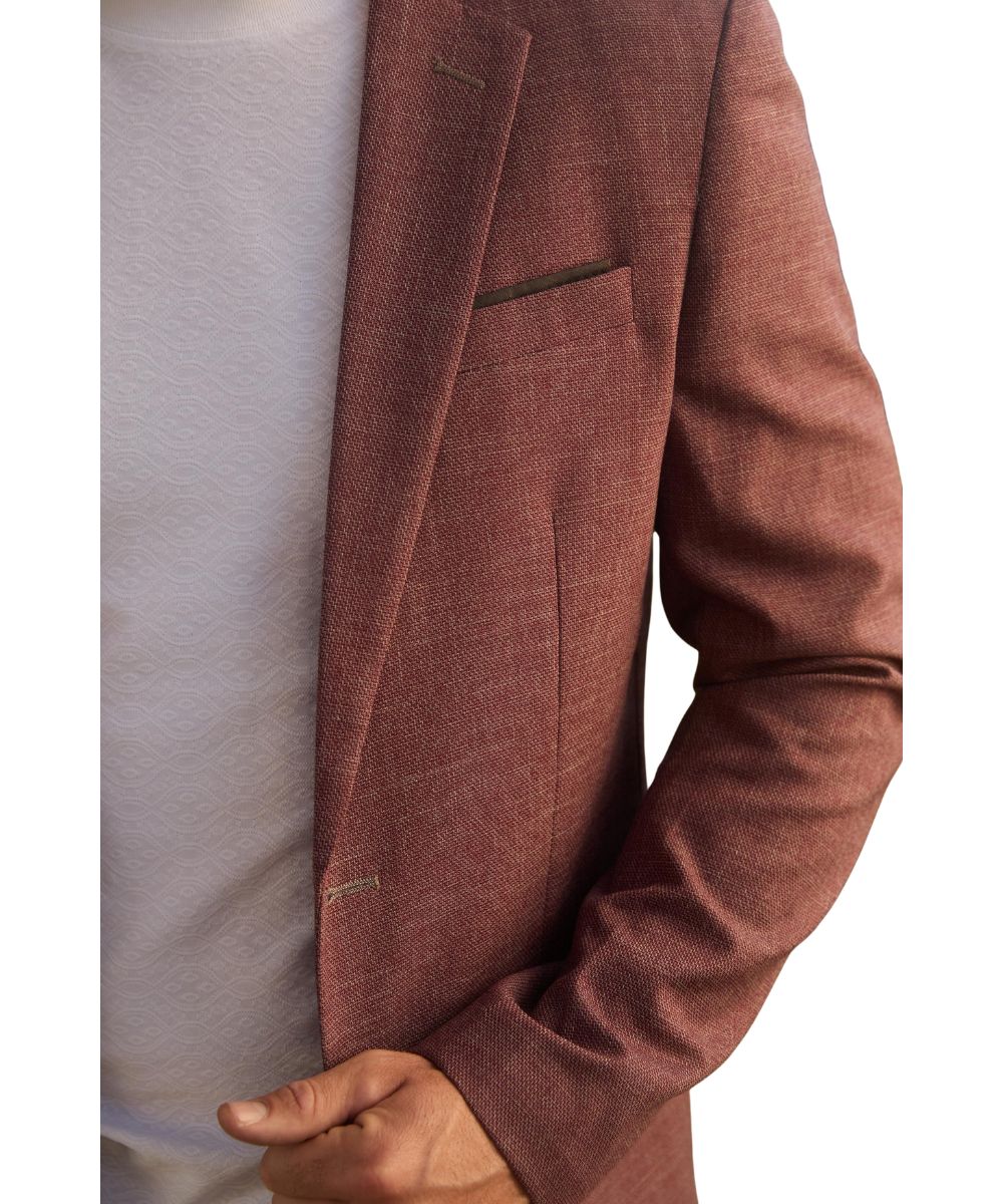 Platini Men's Red Date Night Blazer