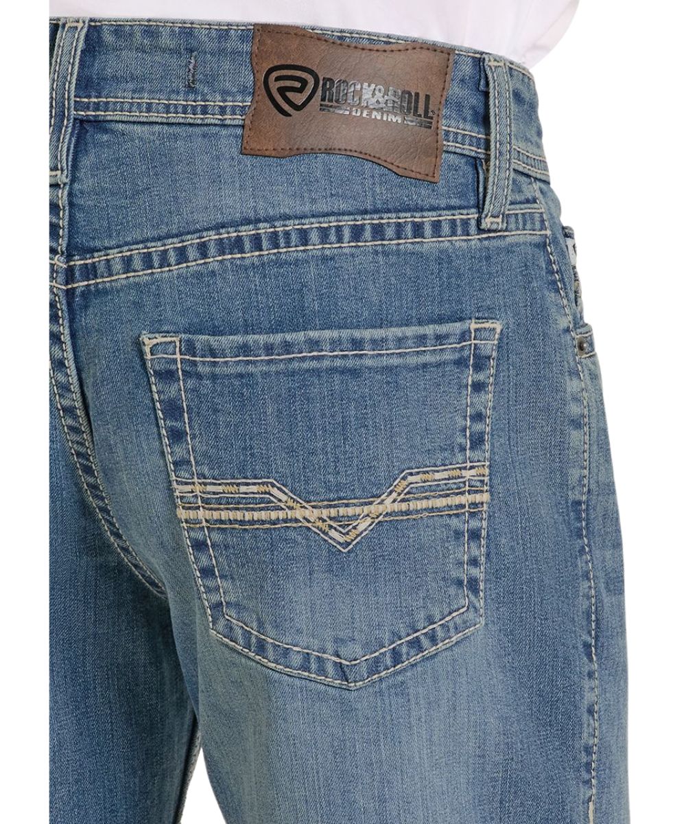 Rock & Roll Denim Men's ReFlex Double Barrel Straight Jean