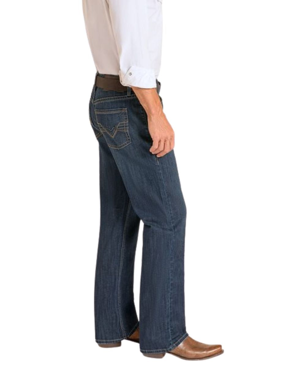 Side View Of The Men's Medium Vintage Straight Jean