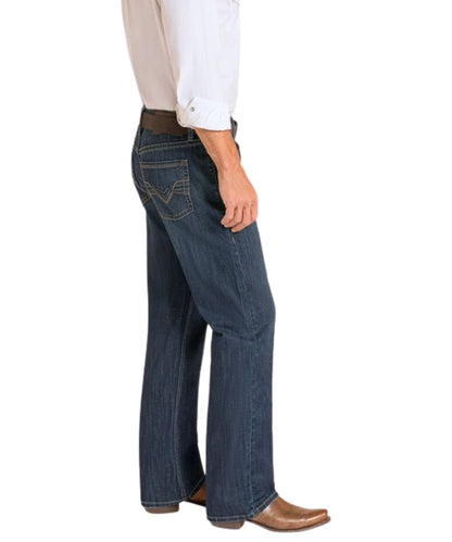 Side View Of The Men's Medium Vintage Straight Jean