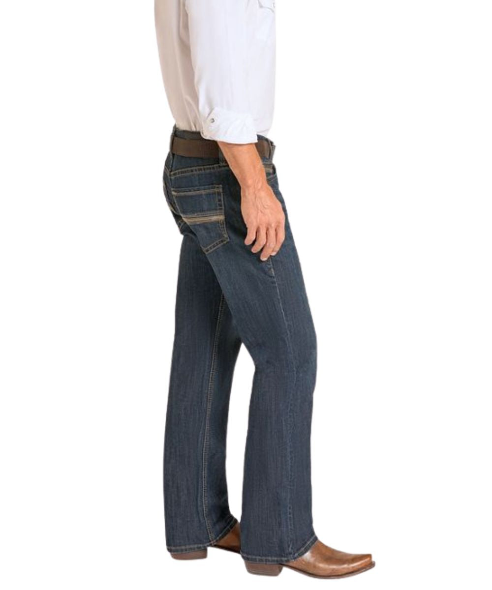 Side View Of The Regular Straight Leg