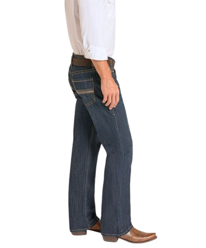 Side View Of The Regular Straight Leg