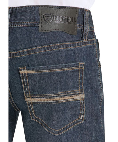Rope Stitch Embroidered Back Pockets