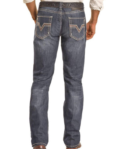 Rock & Roll Cowboy Denim Slim Fit Straight Jean
