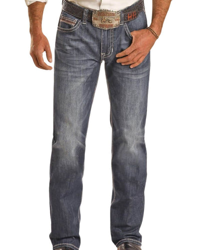 Rock & Roll Cowboy Denim Slim Fit Straight Jean
