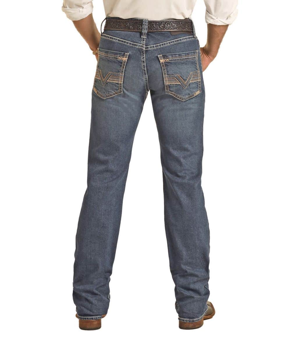 Rock & Roll Cowboy Men's Slim Straight Jean