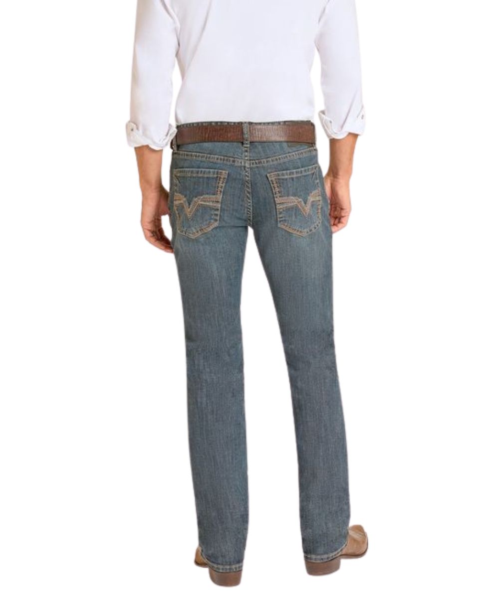 Men's Slim Straight Jean In A Dark Vintage Wash