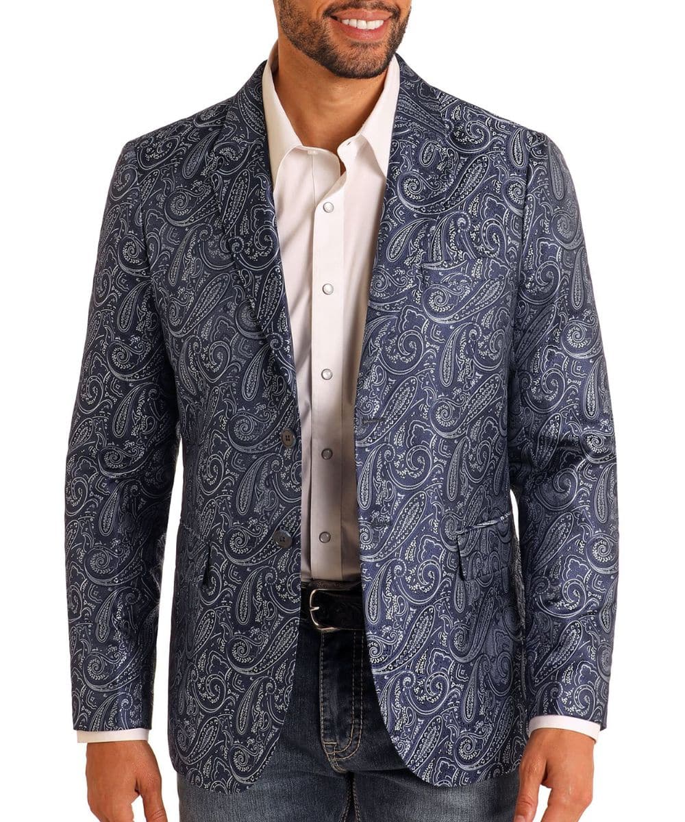 Rock & Roll Cowboy Men's Paisley Sport Coat