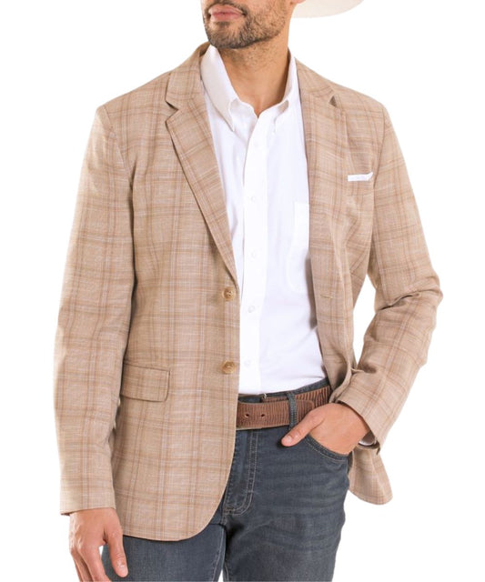 Rock & Roll Cowboy Men's Plaid Sport Coat