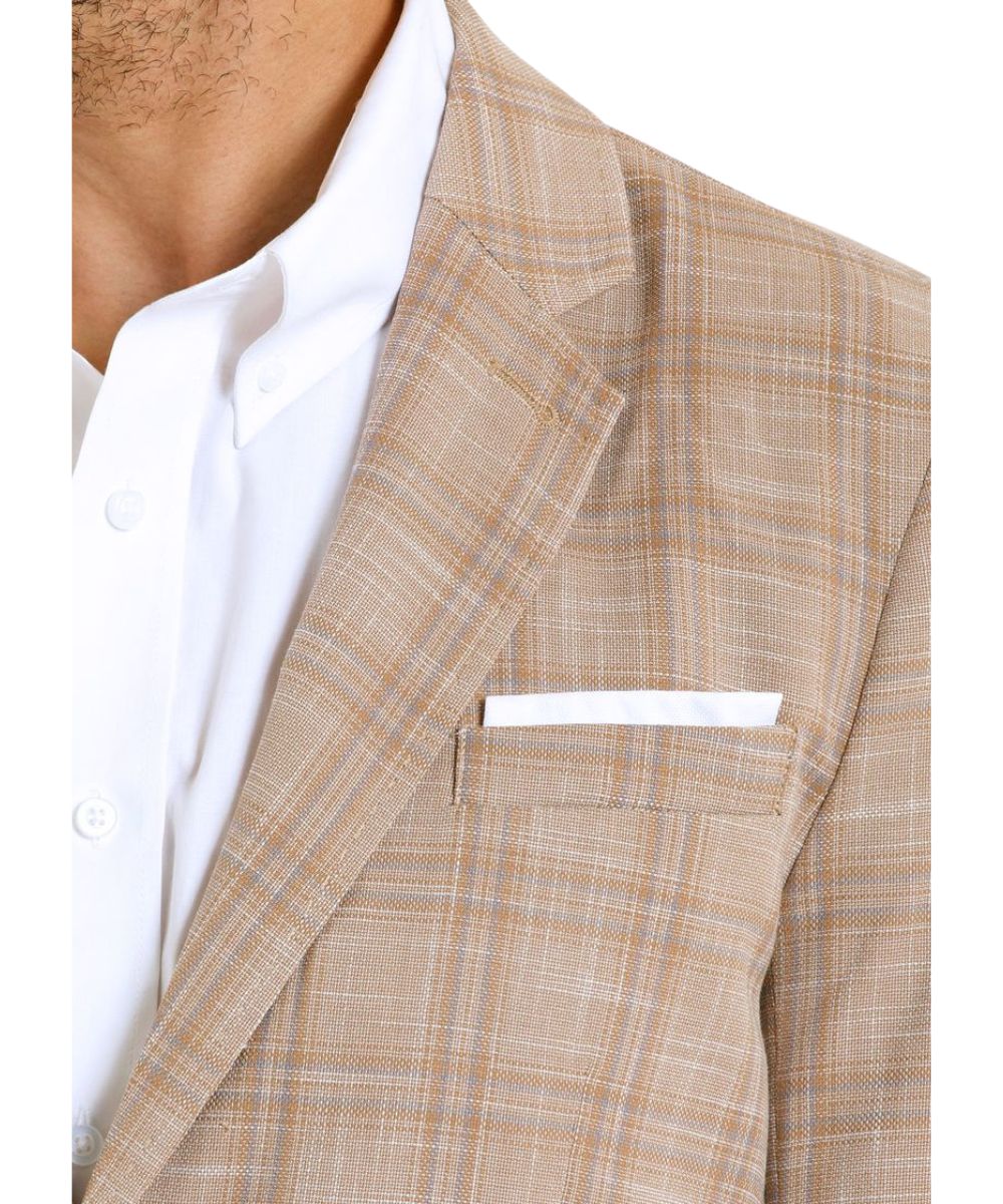Rock & Roll Cowboy Men's Plaid Sport Coat