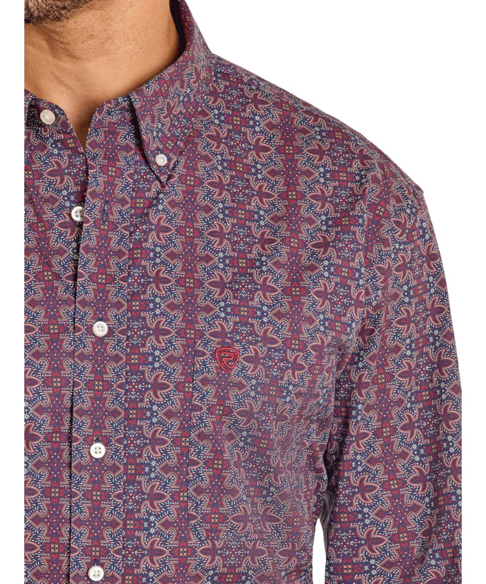 Rock & Roll Cowboy Men's ReFlex Button Down Shirt
