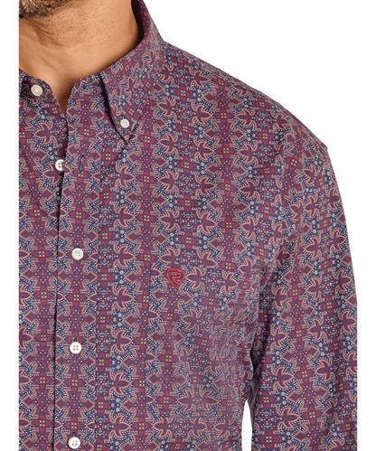 Rock & Roll Cowboy Men's ReFlex Button Down Shirt