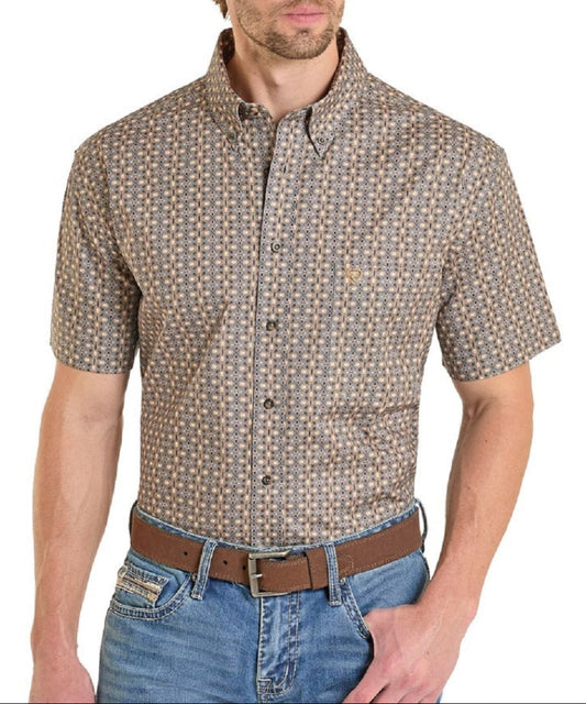 Rock & Roll Cowboy Men's ReFlex Button Down Shirt