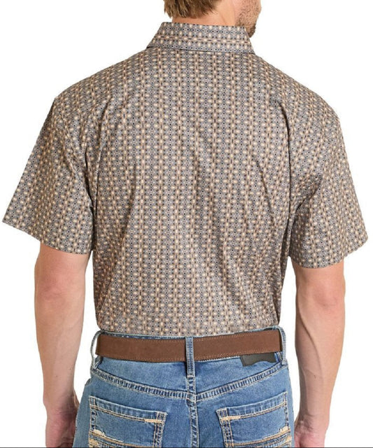 Rock & Roll Cowboy Men's ReFlex Button Down Shirt