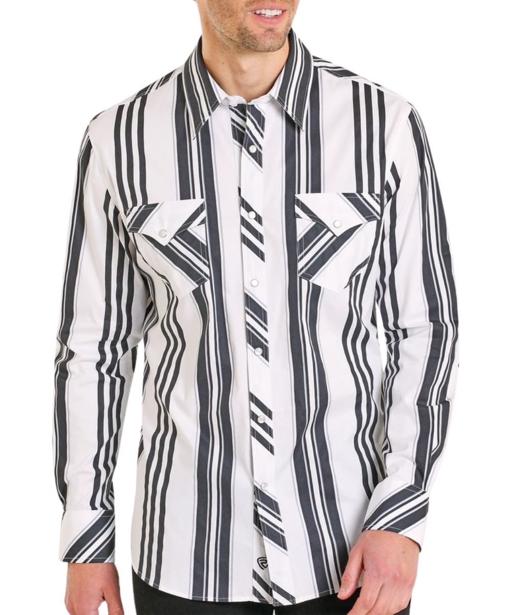 Rock & Roll Cowboy Men's Retro Snap Shirt