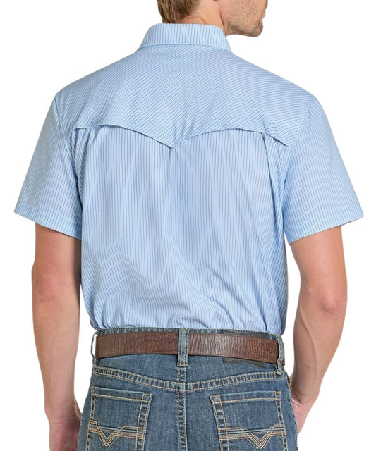 Rock & Roll Cowboy Men's Tek Western Snap Shirt