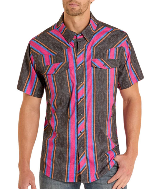 Rock & Roll Cowboy Men's TekWestern Snap Shirt