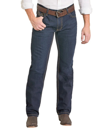 Rock & Roll Denim Men's Double Barrel Boot Cut Jean