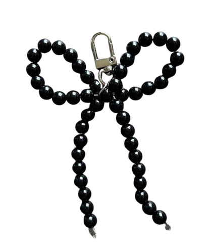 BOW PURSE CHARM-black ! desc :  ! caption :