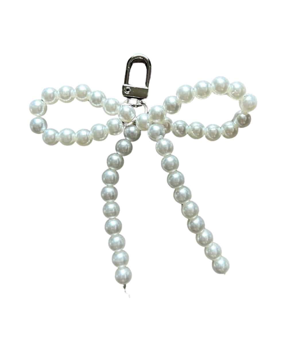 BOW PURSE CHARM-black ! desc :  ! caption :