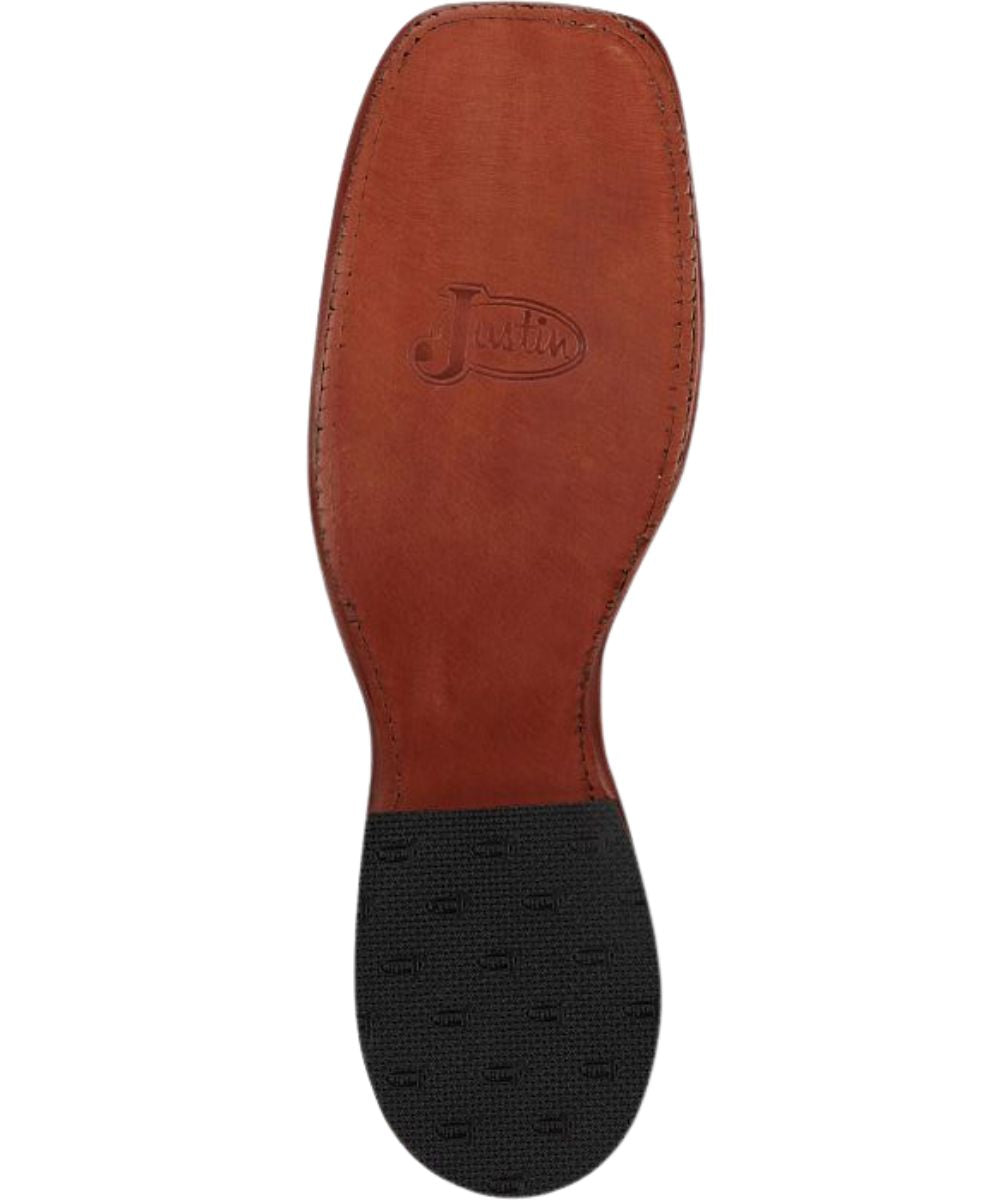 Leather Outsole And Rubber Heel Cap