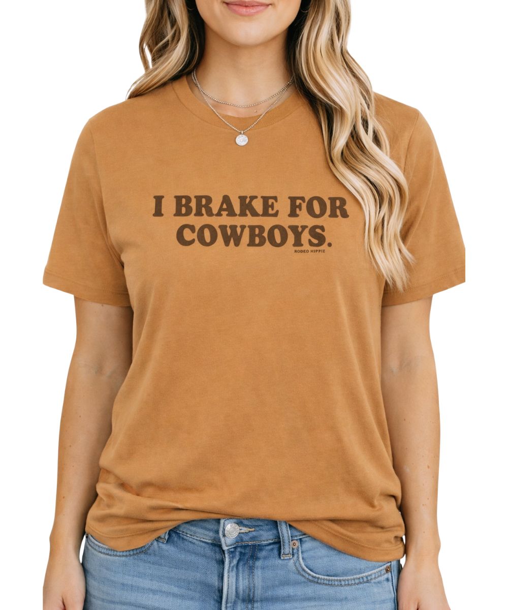 Rodeo Hippie Women's Brake For Cowboys Tee
