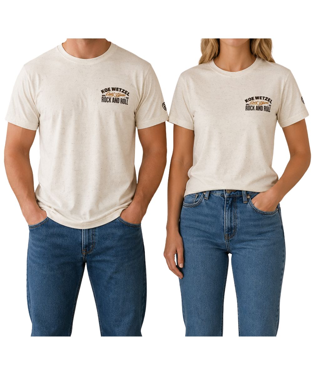 Front Side Of The Unisex Koe Wetzel Graphic Tee