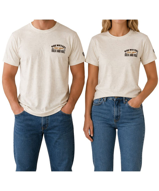 Front Side Of The Unisex Koe Wetzel Graphic Tee