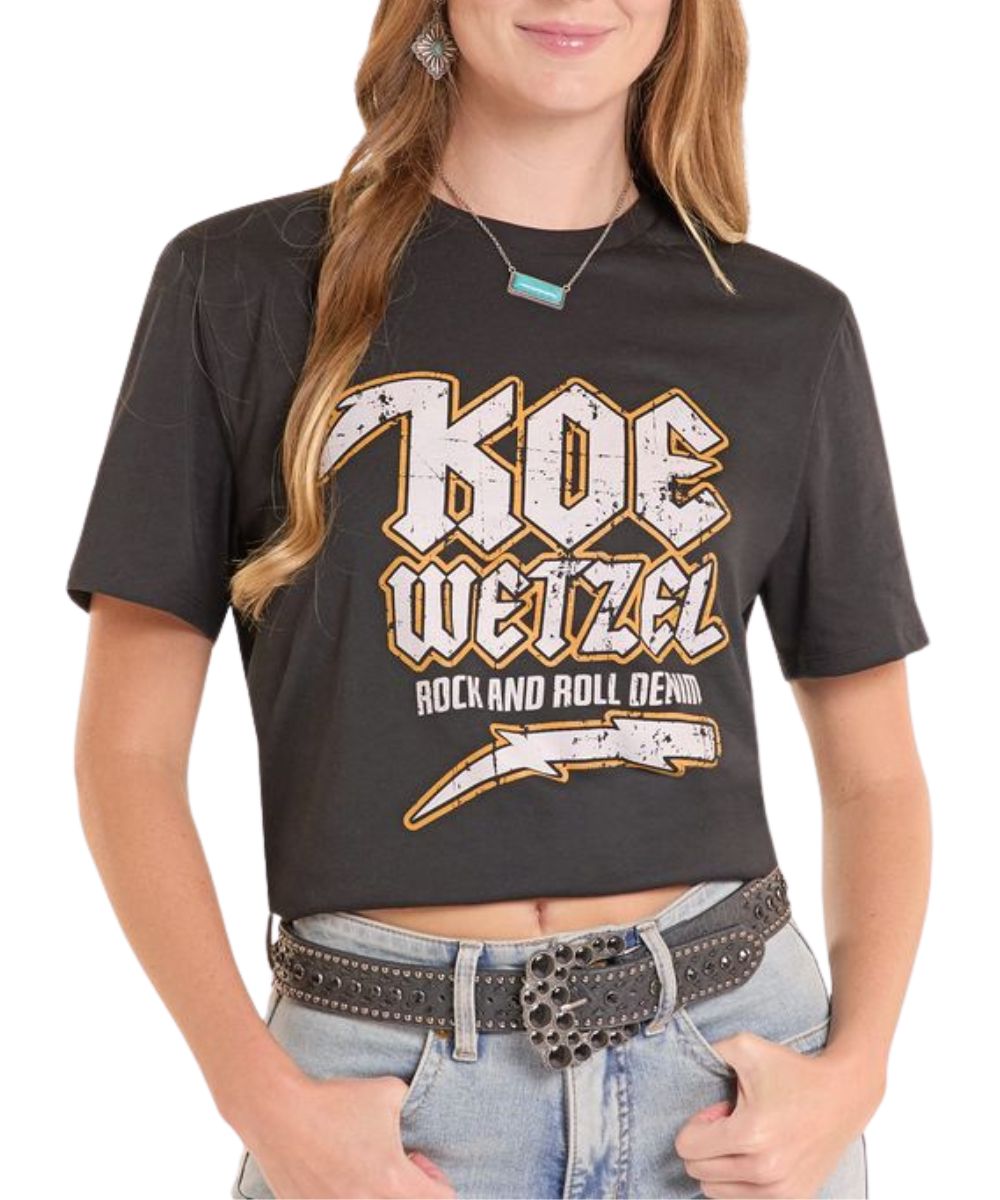 Rock & Roll Denim X Koe Wetzel Black Tee