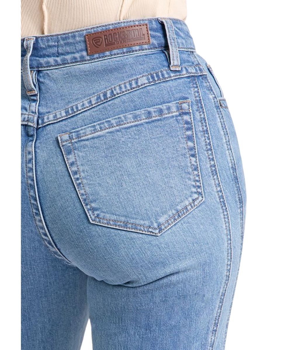 Close-up view of the back pocket