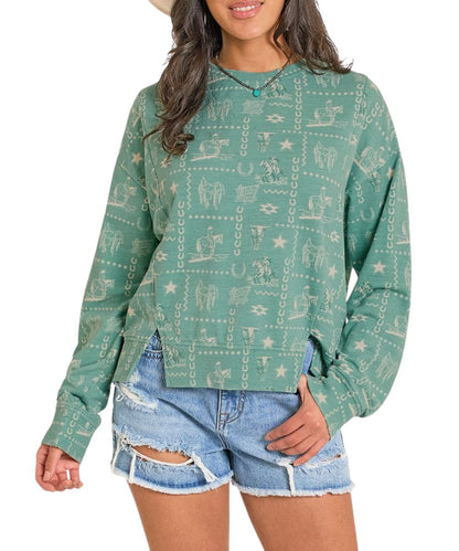 Rock & Roll Cowgirl Women's Conversational Sweatshirt