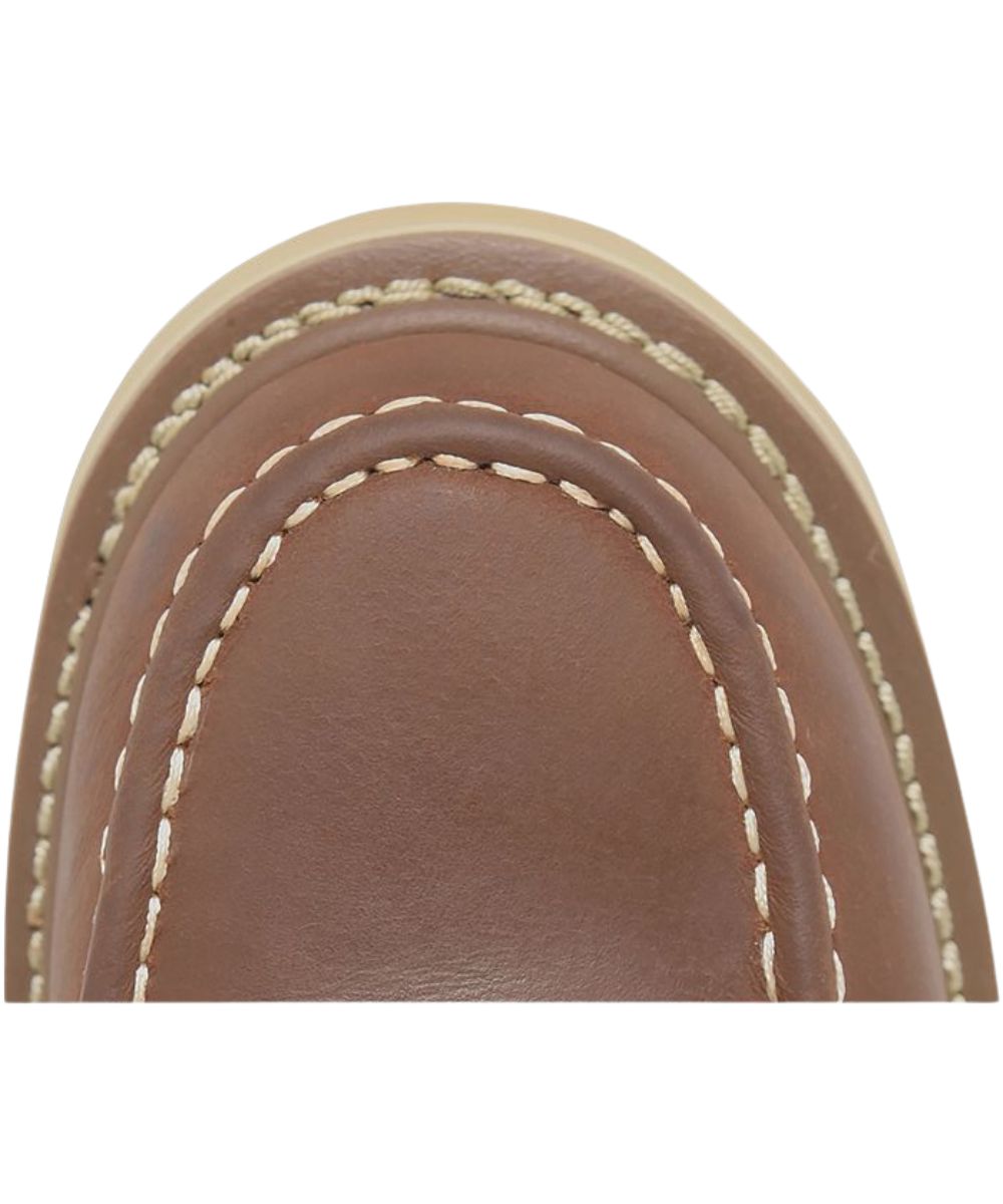 Birdseye view of the moc toe