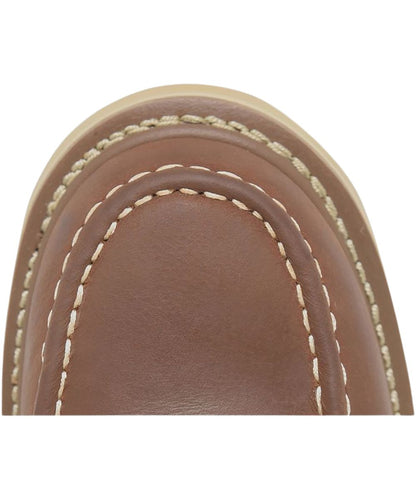 Birdseye view of the moc toe