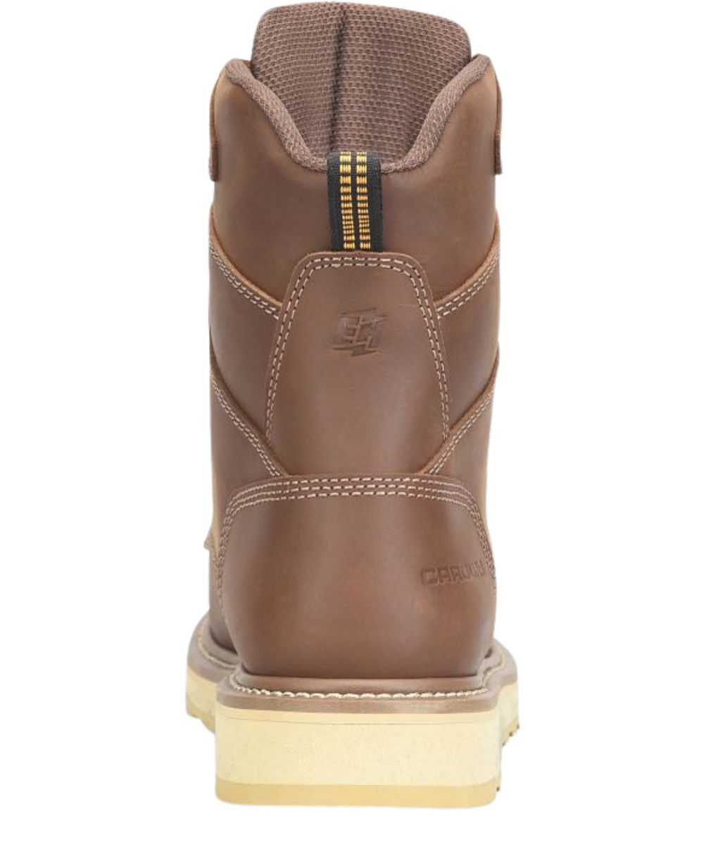 Heel view of the men's soft toe work boot