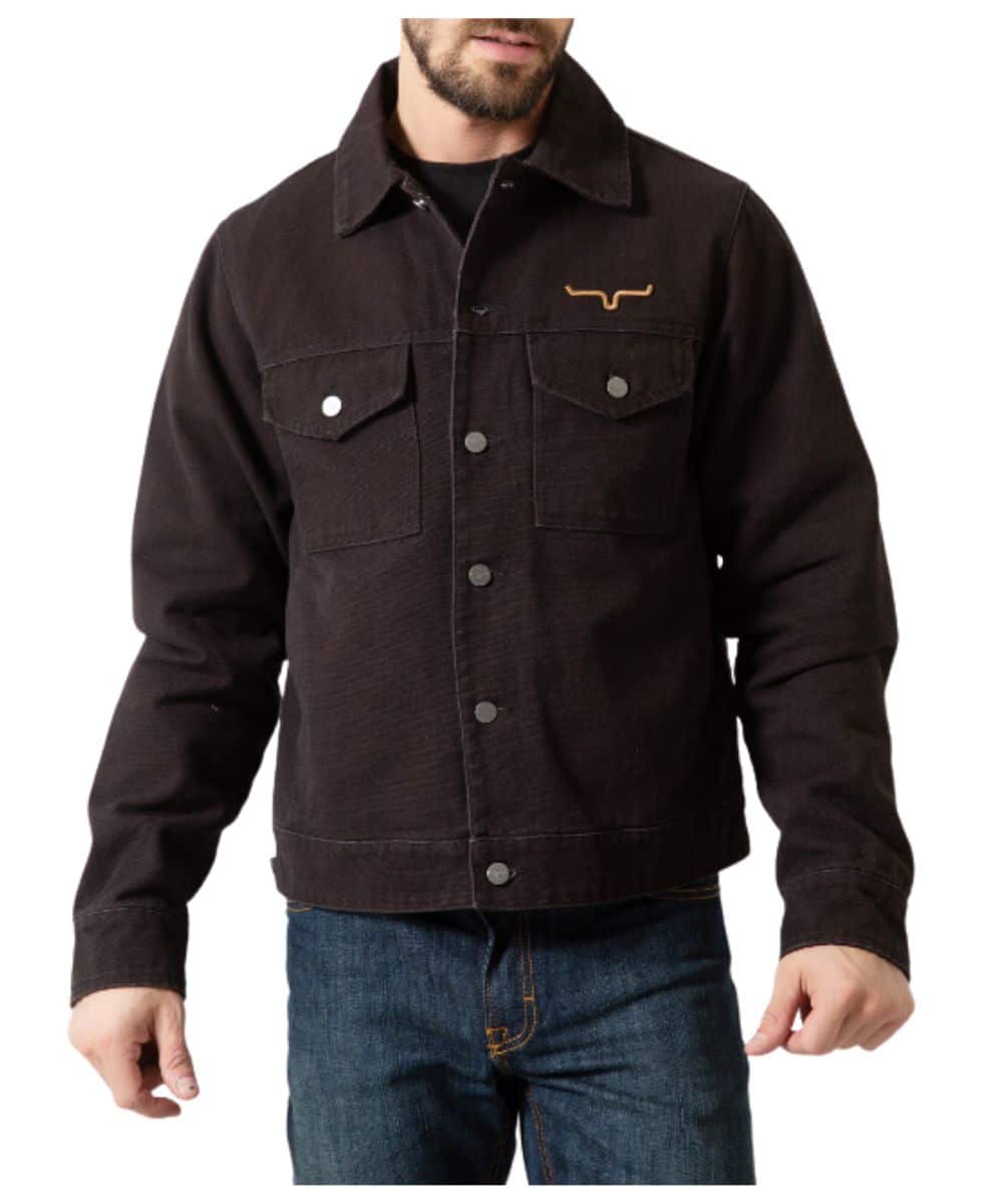 CANVAS MARSHALL JACKET-black a ! desc :  ! caption :