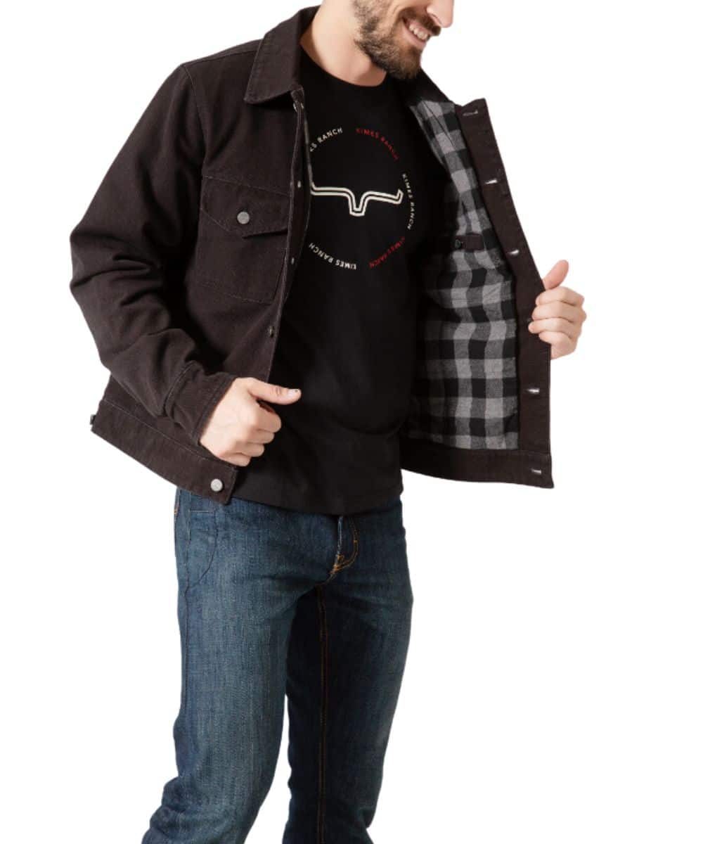 CANVAS MARSHALL JACKET-black a ! desc :  ! caption :