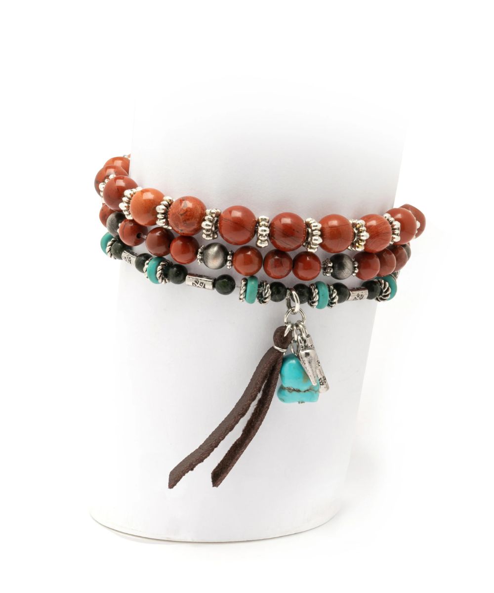Cowgirl Confetti Women's Cadillac Red Bracelets