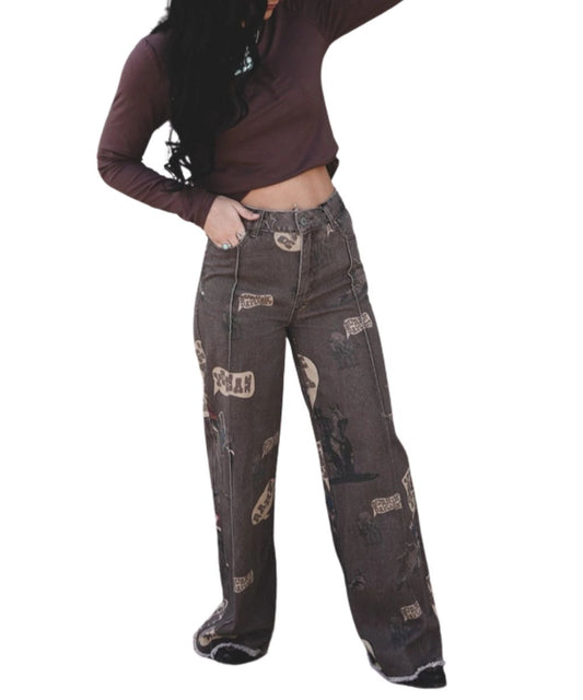 2 Fly Co Women's Chatty Cowboy Jean