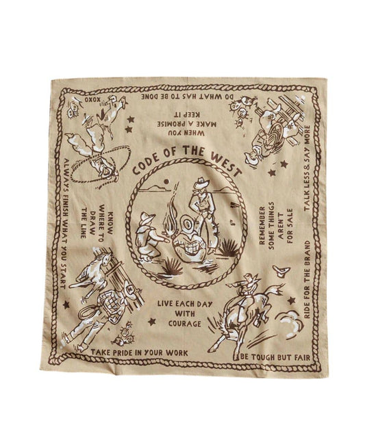 CODE OF THE WEST BANDANA-a ! desc :  ! caption :