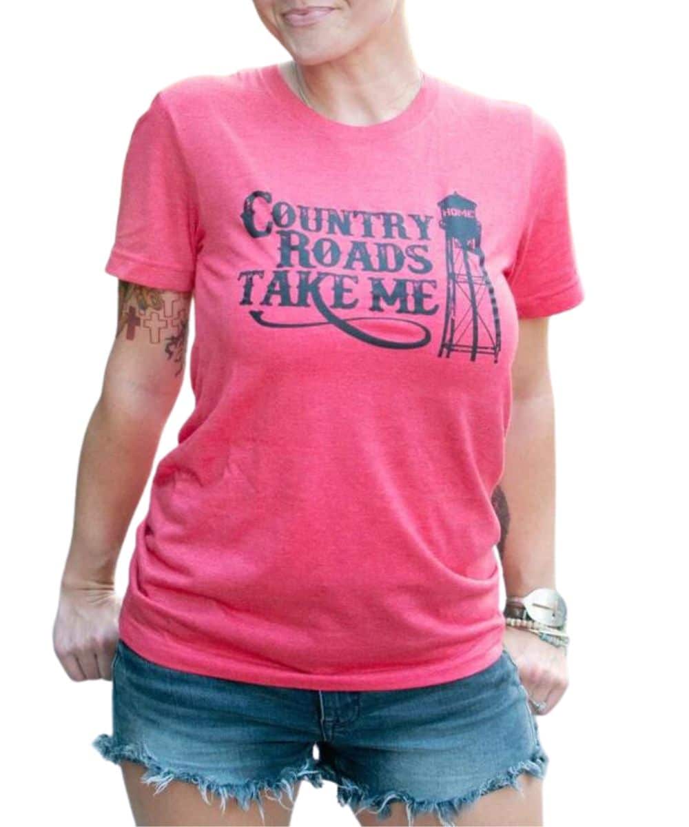 COUNTRY ROADS TEE ! desc :  ! caption :